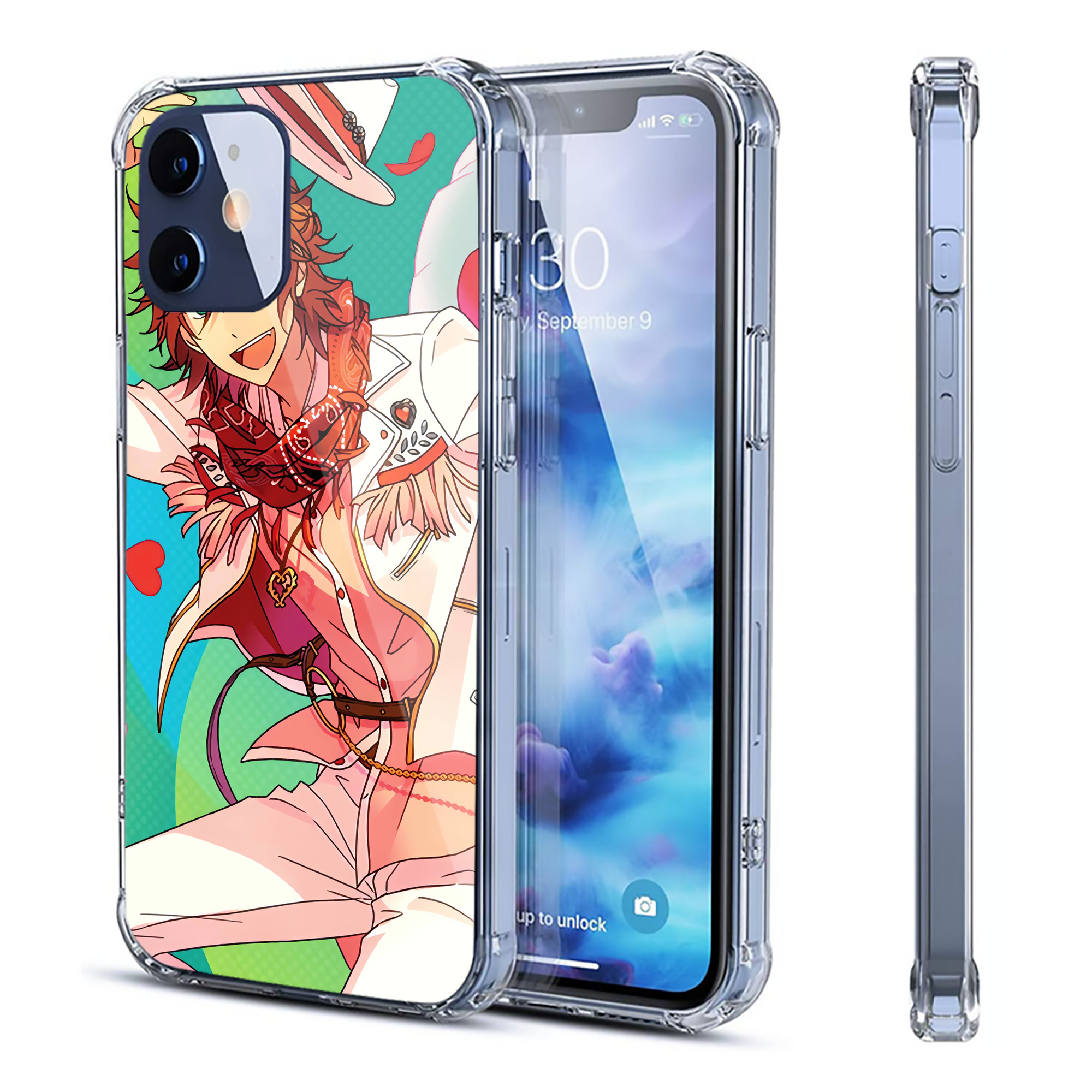 （画像用） あんさんぶるスターズ! Ensemble Stars 【iPhone 12シリーズ対応】透明スマホケース（クリアソフトケース）